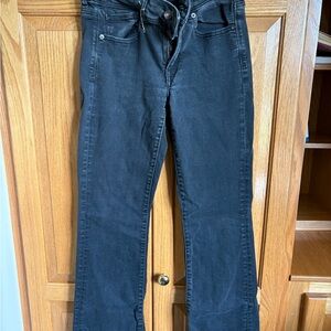 American Eagle Outfitters Black Flare Wide Leg Jeans